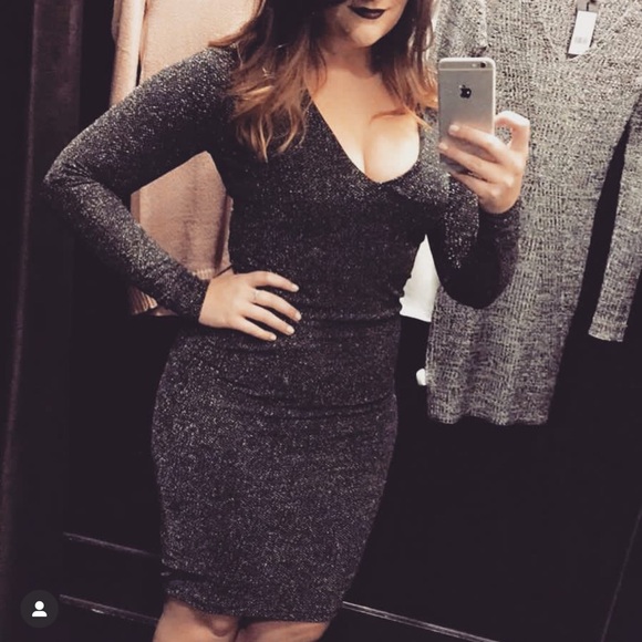 Sparkle Long Sleeve Dress - Picture 5 of 5